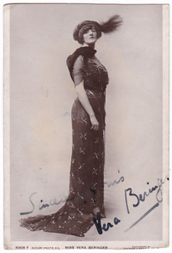 Vera Beringer. Rotary 6906 F. Signed postcard