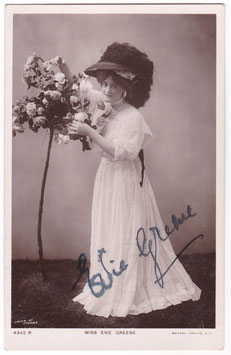 Evie Greene. Rotary 4342 R. Signed postcard