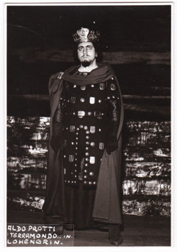 Aldo Protti "Lohengrin" Large postcard