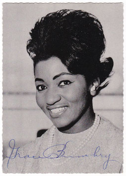 Grace Bumbry. Signed photo