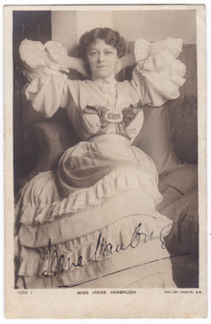 Irene Vanbrugh. Rotary 1509 I. Signed postcard