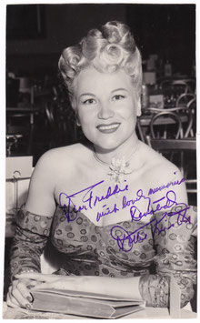 Dorothy Kirsten. Signed and inscribed photo