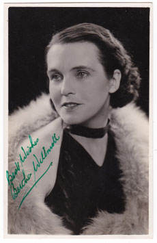 Bertha Wilmott. Singer. Notable radio performer. Signed postcard