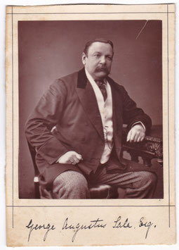 George Augustus Sala. 1870s. Woodburytype