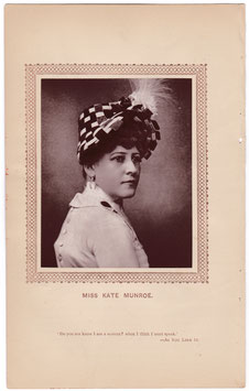 Kate Munroe as the Duchess of Epsom Downs "The Merry Duchess" St James's Photographic Co, 1883. Woodburytype