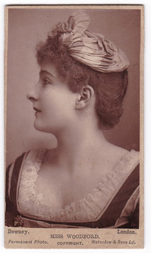Miss Woodford (Lily)? Downey CDV