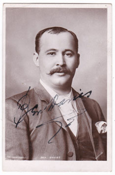 Ben Davies. Tenor. Rotary 2601. Signed postcard