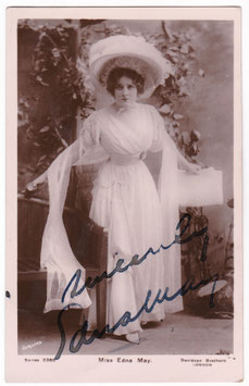 Edna May. Davidson 2388. Signed postcard