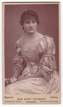 Mary Anderson. Barraud, London. CDV