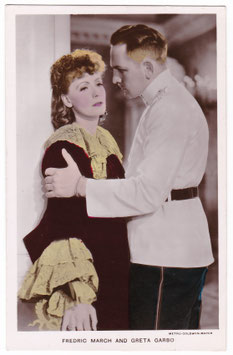 Fredric March and Greta Garbo. Film Partners PC 188