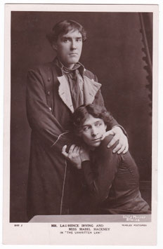 Laurence Irving. Mabel Hackney "The Unwritten Law" Beagles 649 J
