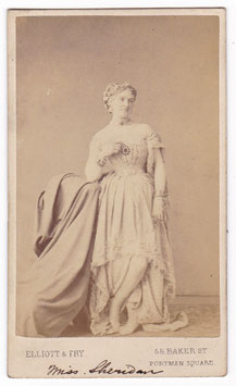Amy Sheridan. Elliott & Fry CDV