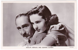 Adolphe Menjou and Deanna Durbin. Film Partners P 232
