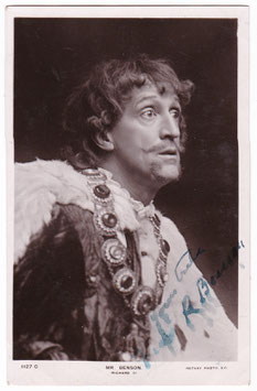 Frank Benson (Richard II) Rotary 1127 C. Signed postcard