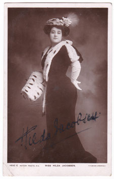 Hilda Jacobsen. Rotary 1692 E. Signed postcard