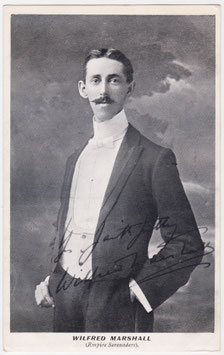 Wilfred Marshall "Empire Serenaders" Blackpool. Signed postcard