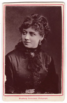 Rosina Vokes. Lock & Whitfield. 1876. Woodburytype CDV