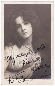 Daisy Jerome. Rotary 1786 A. Signed postcard