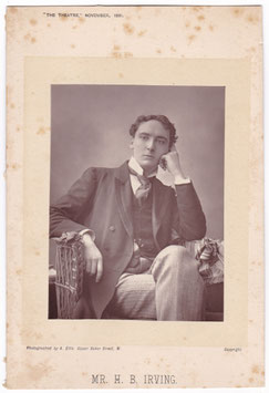H B Irving. Ellis. 1891. Woodburytype