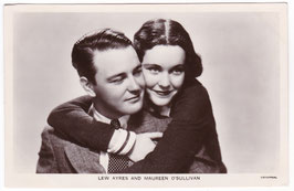 Lew Ayres and Maureen O'Sullivan. Film Partners P 92