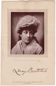 Lucy Isabella Buckstone. St James's Photographic Co, 1884. Carbon