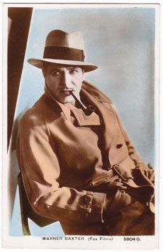 Warner Baxter. Valentine's 5904 G