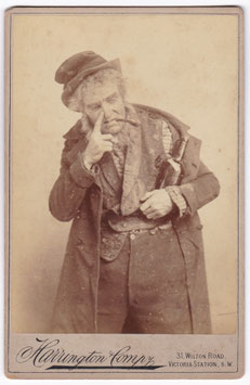 J F Graham as Eccles "Caste" Harrington cabinet photo