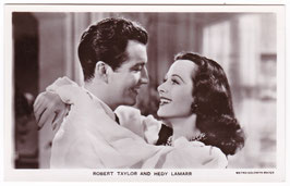 Robert Taylor and Hedy Lamarr. Film Partners P 283