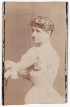 May Fortescue. London Stereoscopic cabinet photo