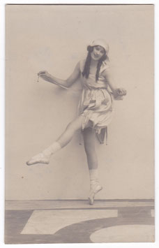 Unknown dancer. Hana postcard