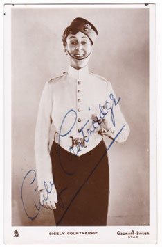 Cicely Courtneidge "Soldiers of the King" Tucks 14-S. Signed