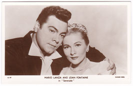 Mario Lanza and Joan Fontaine "Serenade" Picturegoer D 827