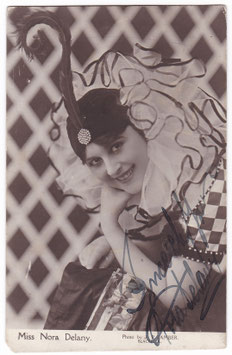 Nora Delany. Bamber, Blackpool. Signed postcard