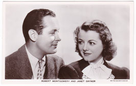Robert Montgomery and Janet Gaynor. Film Partners P 261