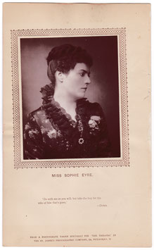 Sophie Eyre. St James's Photographic Co, 1883. Woodburytype