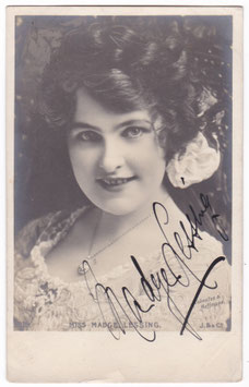 Madge Lessing. Beagles 1026. Signed postcard