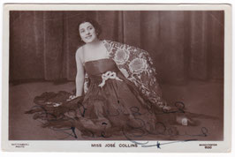 José Collins. Guttenberg 800. Signed postcard