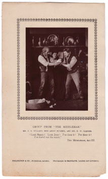 Edward Smith Willard, Annie Hughes and E.W. Garden "The Middleman" Barraud, 1890. Carbon