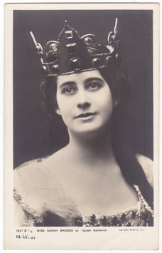Sarah Brooke as Queen Katherine "Henry V" Rotary 1827 B