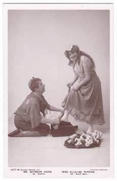 Ellaline Terriss. Seymour Hicks "Bluebell in Fairyland" Rot 1277 M