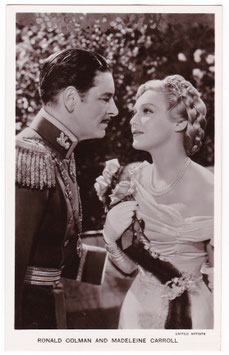 Ronald Colman and Madeleine Carroll. Film Partners P 222