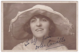 Dolce Cavello. Vocalist. Fielding, Leeds. Signed postcard