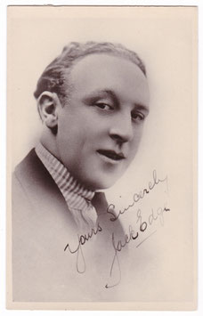 Jack Edge. Revue comedian. Signed postcard