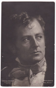 Otto Gebühr. Austrian actor. Hahn Nachfl, Dresden 1906