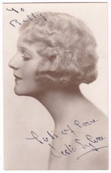 Vesta Sylva. Signed photocard