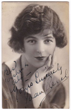 Joan Revel. Soprano. S Georges. Signed postcard