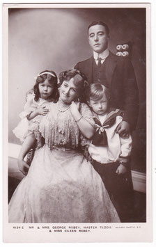 George Robey and family. Rotary 4134 E