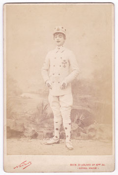 Albert Brasseur. French actor, singer and comedian. Nadar cabinet photo