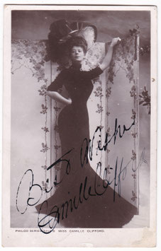 Camille Clifford. Philco 3214 D. Signed postcard