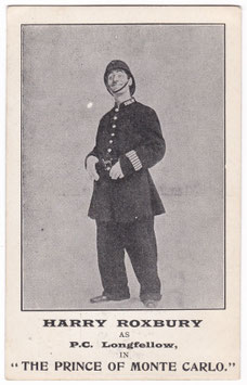 Harry Roxbury as P C Longfellow "The Prince Of Monte Carlo